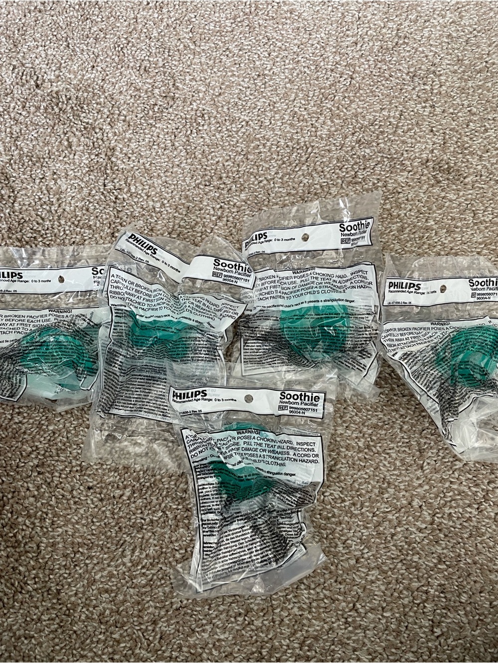 Philips Green Soothie Pacifiers (Reptile Care Theme)